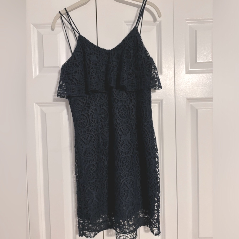 J.O.A navy blue lace sundress size medium